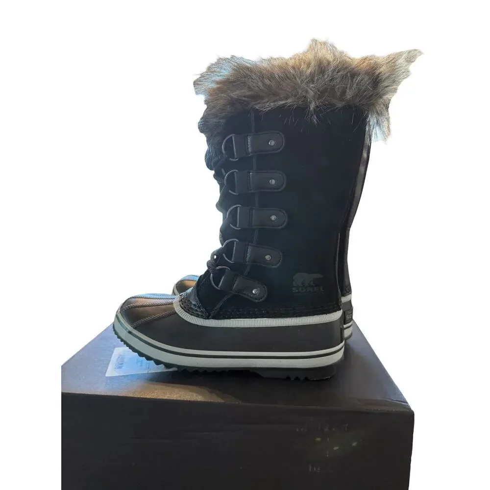 Sorel Women's Black Quarry Joan Of Arctic Waterproof Snow Boot Size 7